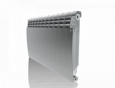 Биметаллический радиатор Royal Thermo BiLiner 500 Silver Satin (1 секция) от интернет-магазина vetroduv.by